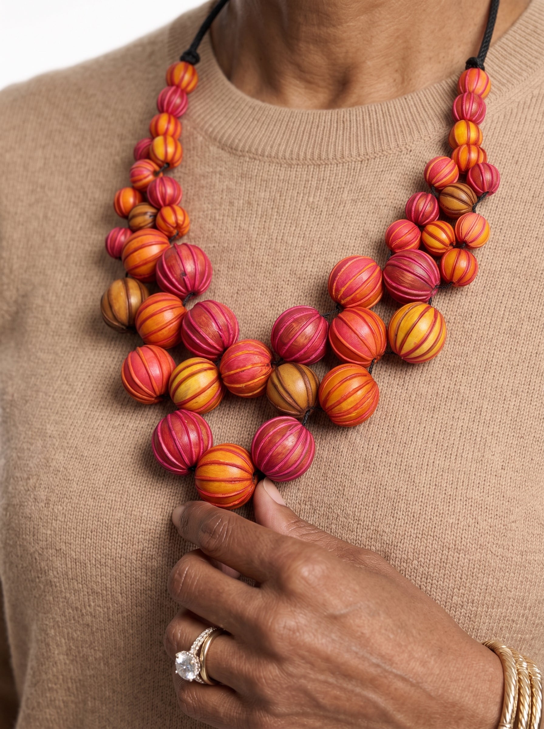 Sunset Berry Statement Necklace