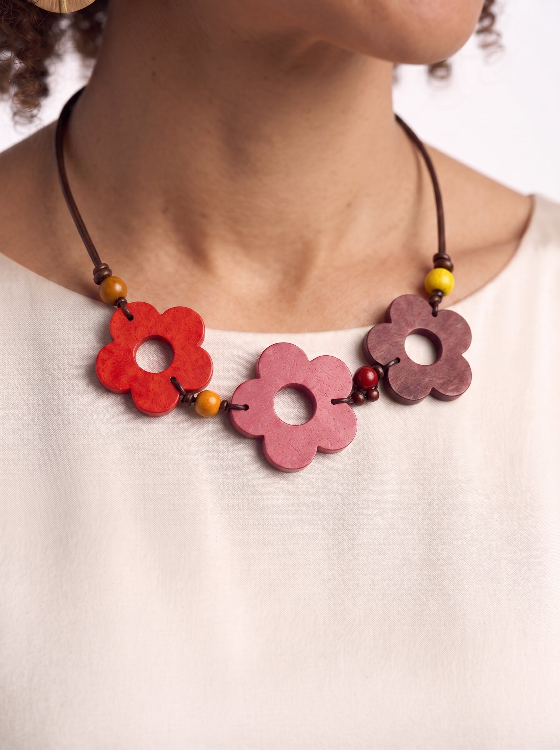 Halo Flora - Sunset Bloom Necklace