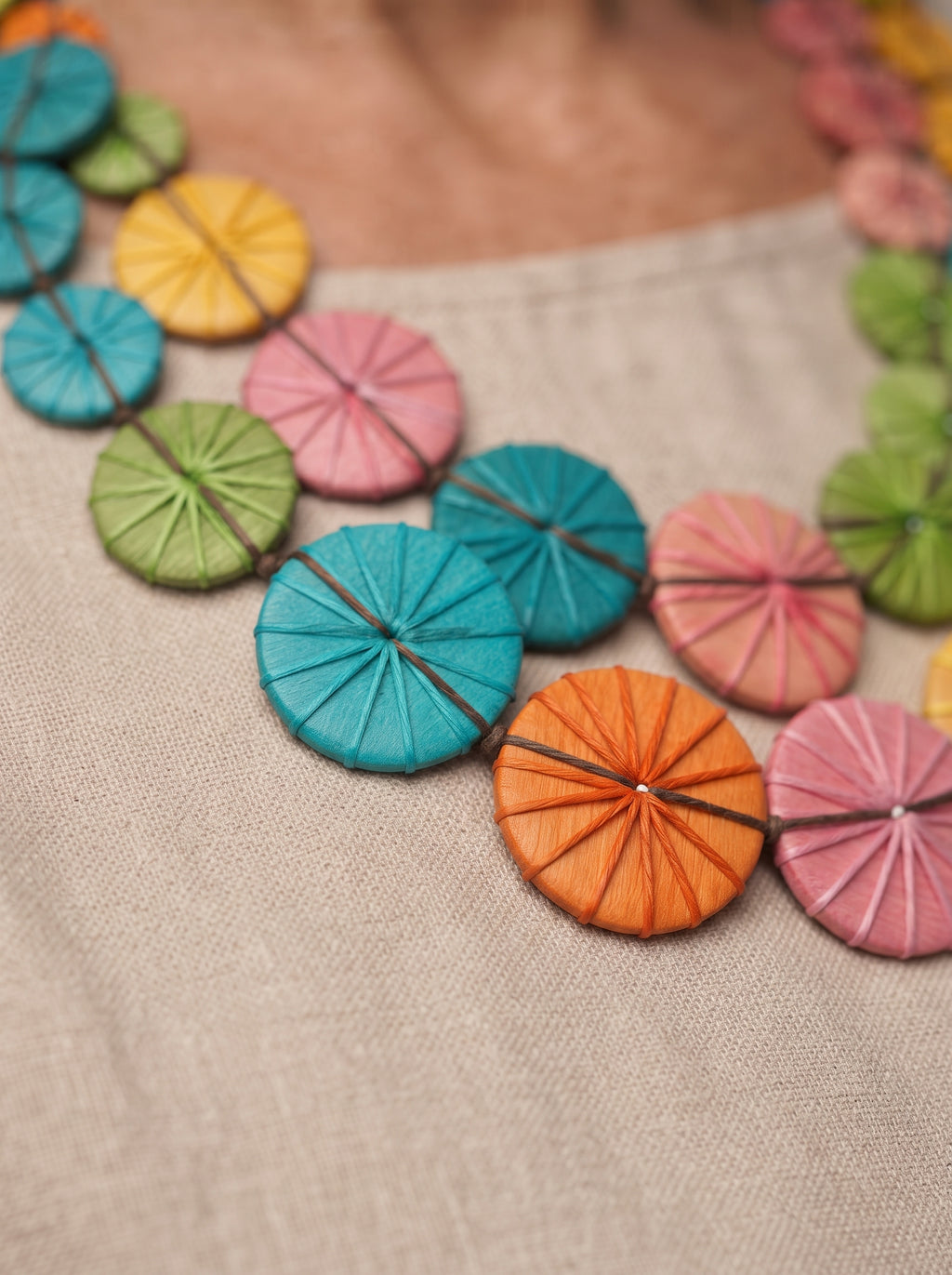 Sol Threaded Double Necklace