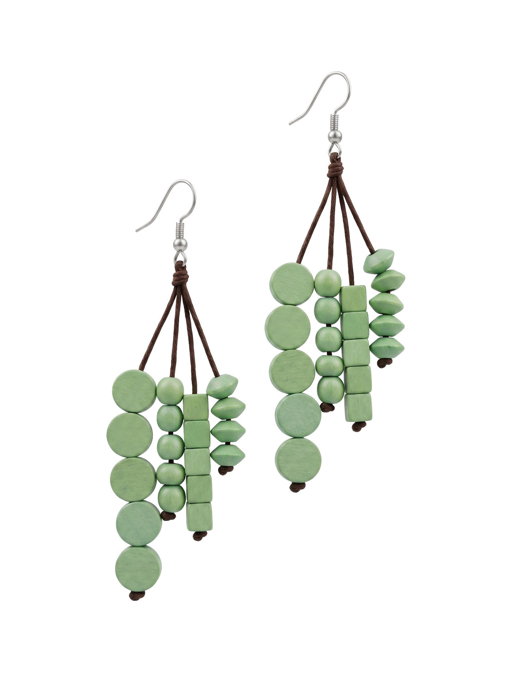 Mint Nova Geometric Dangle Earrings