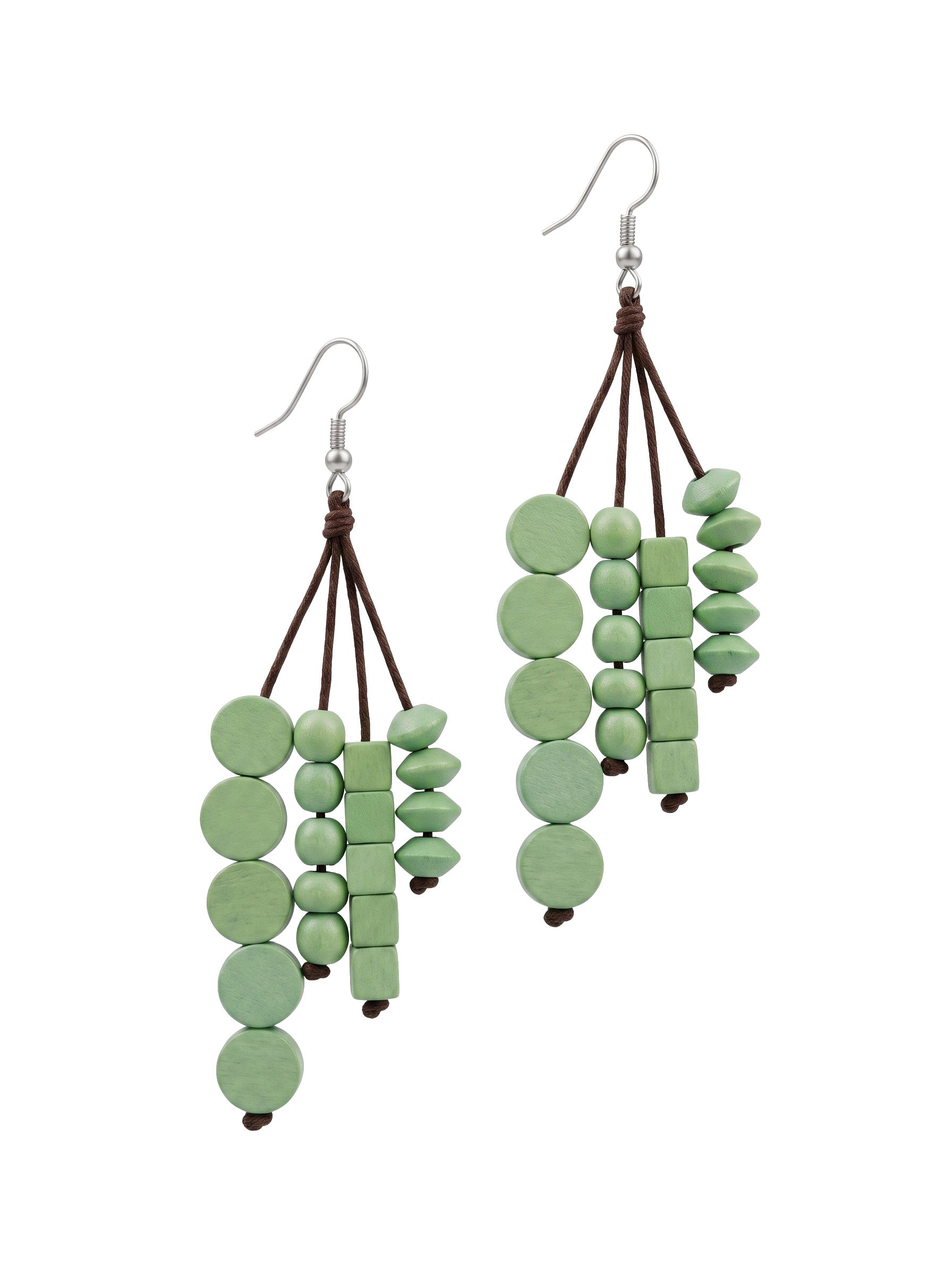 Mint Nova Geometric Dangle Earrings