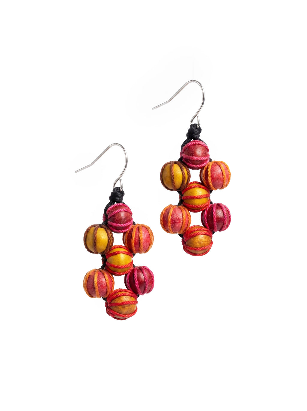 Sunset Berry Statement Earrings
