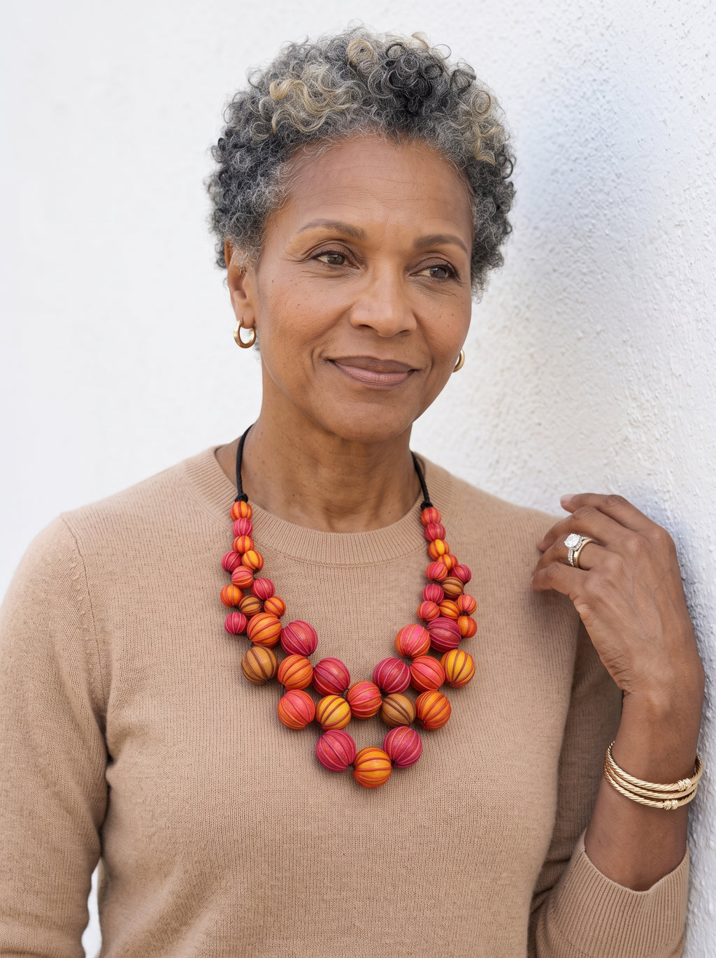 Sunset Berry Statement Necklace