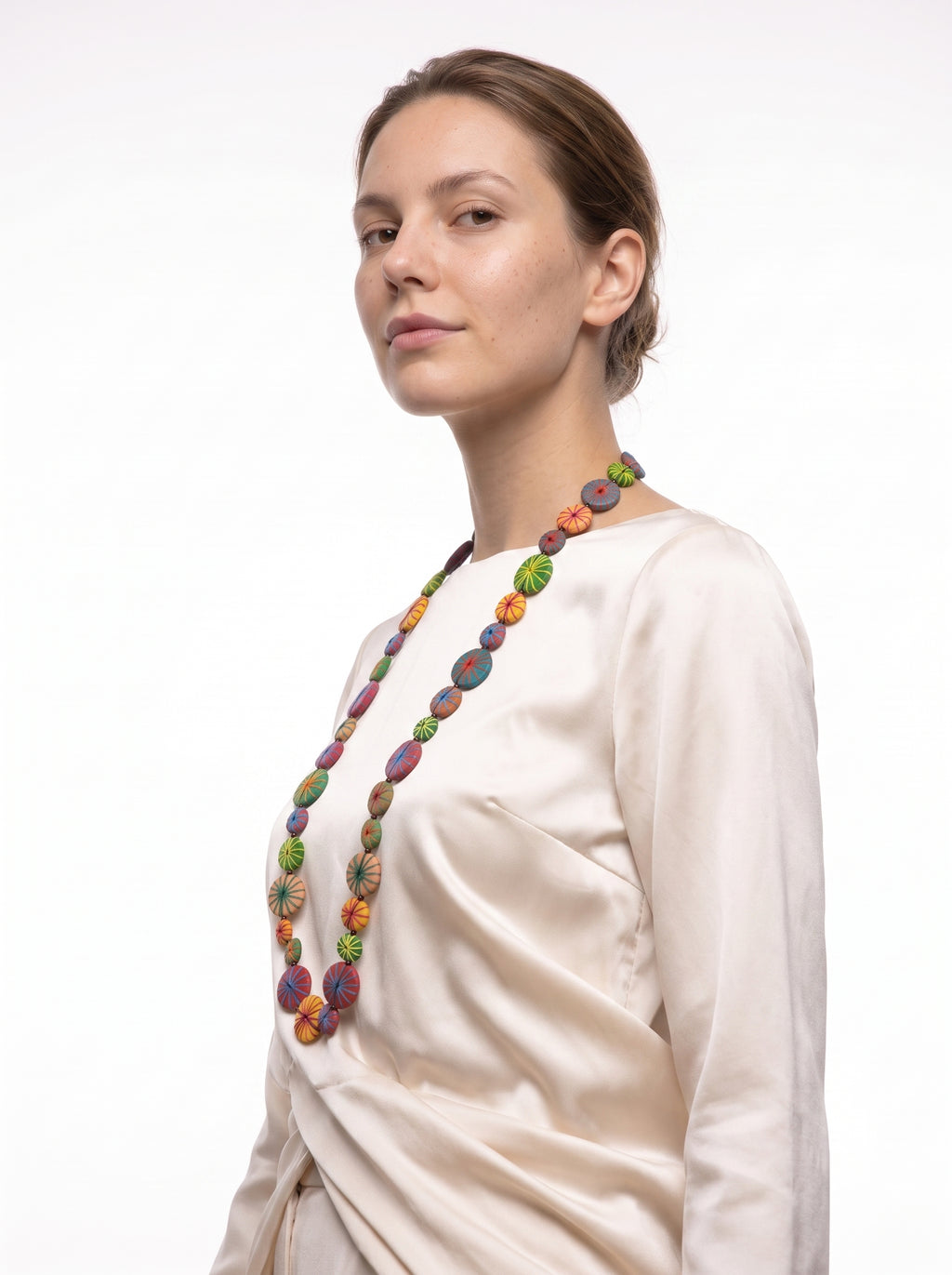 Sol Threaded Kaleidoscope Long Necklace