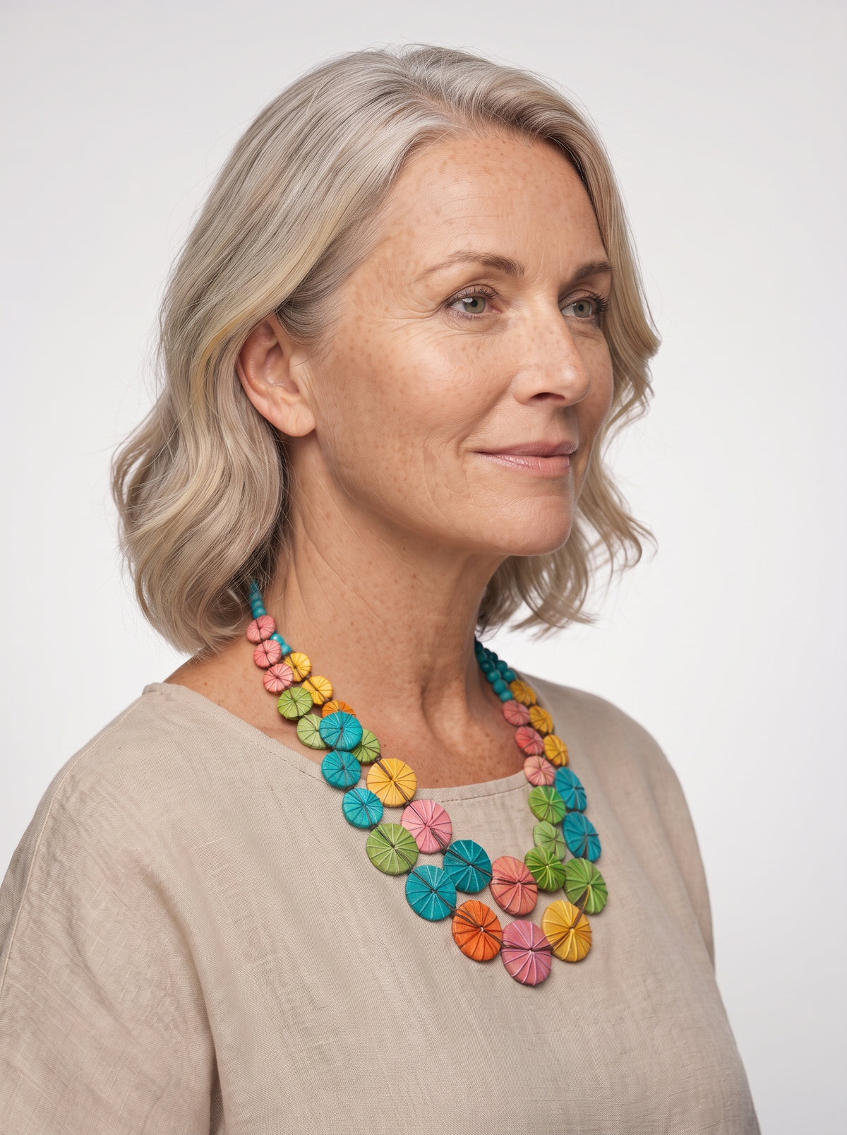 Sol Threaded Double Necklace