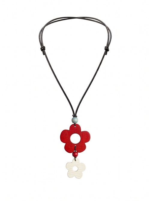Halo Flora Crimson Necklace