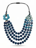 Sol Threaded Ocean Cascade Necklace