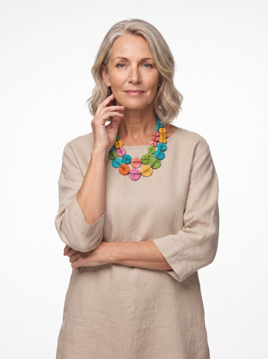 Sol Threaded Double Necklace