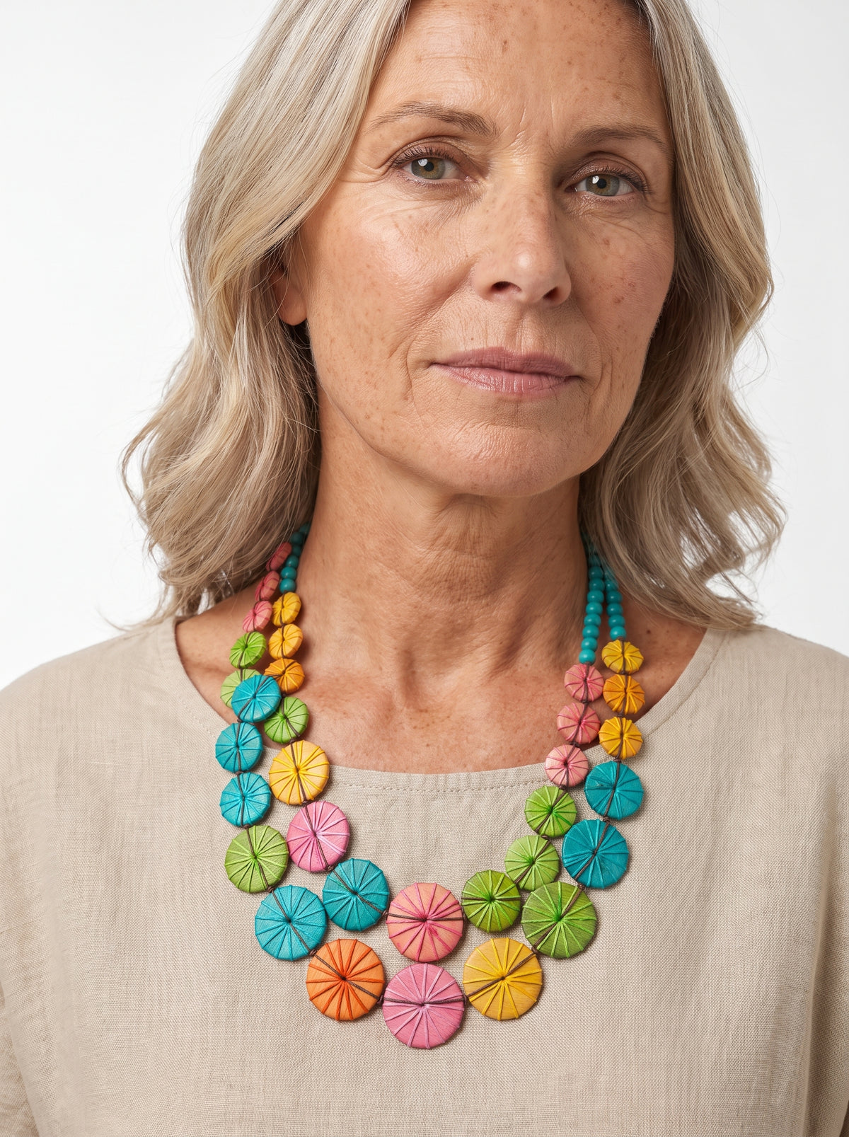 Sol Threaded Double Necklace