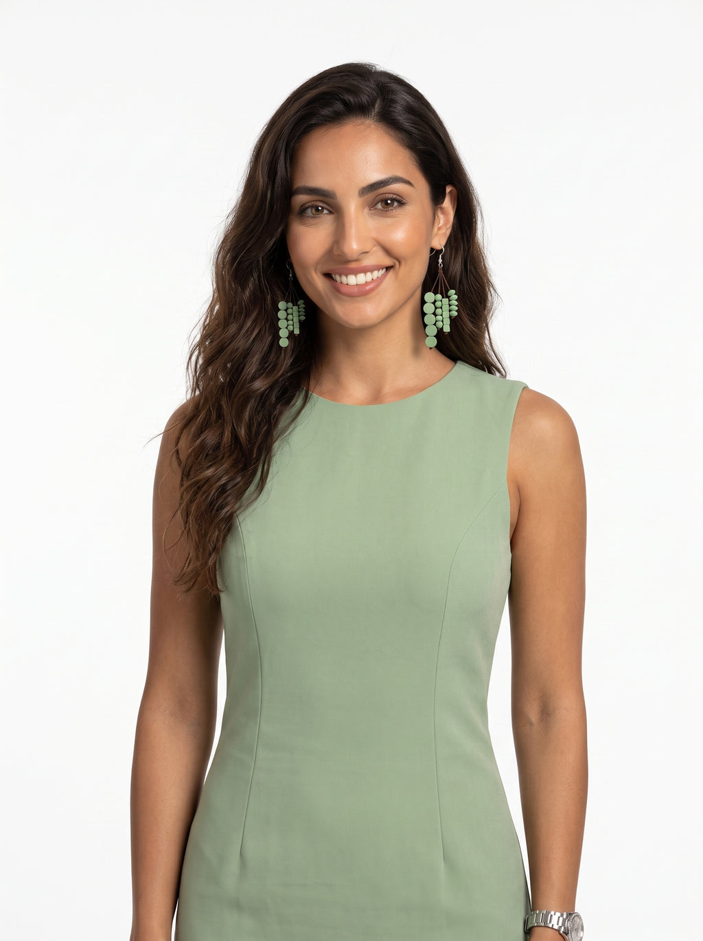 Mint Nova Geometric Dangle Earrings