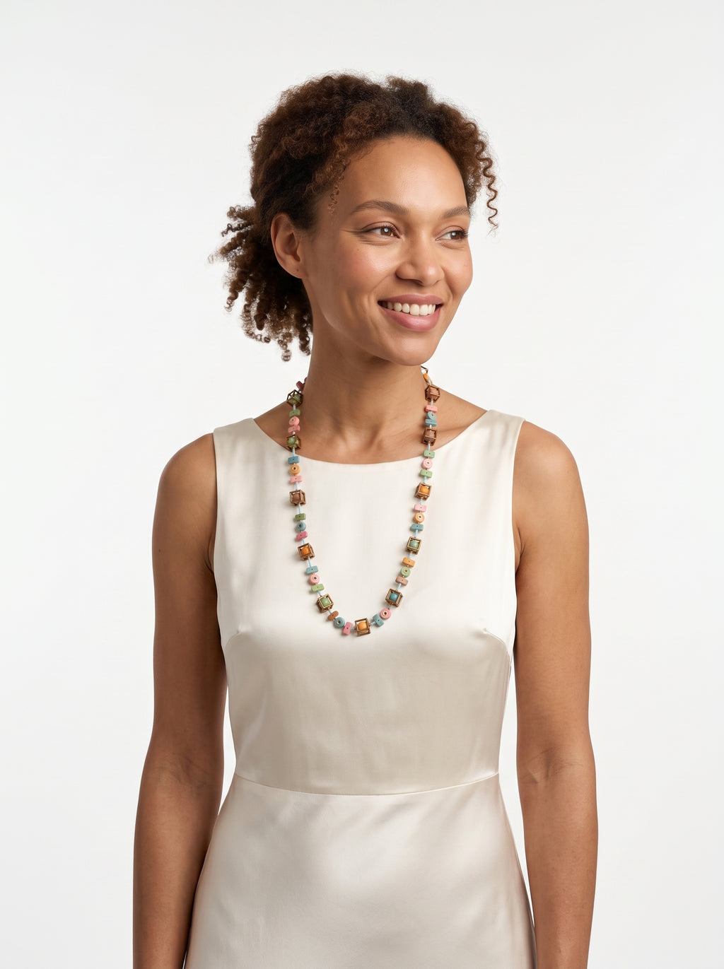 Geometric Muse Long Necklace